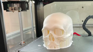 Printed Skull