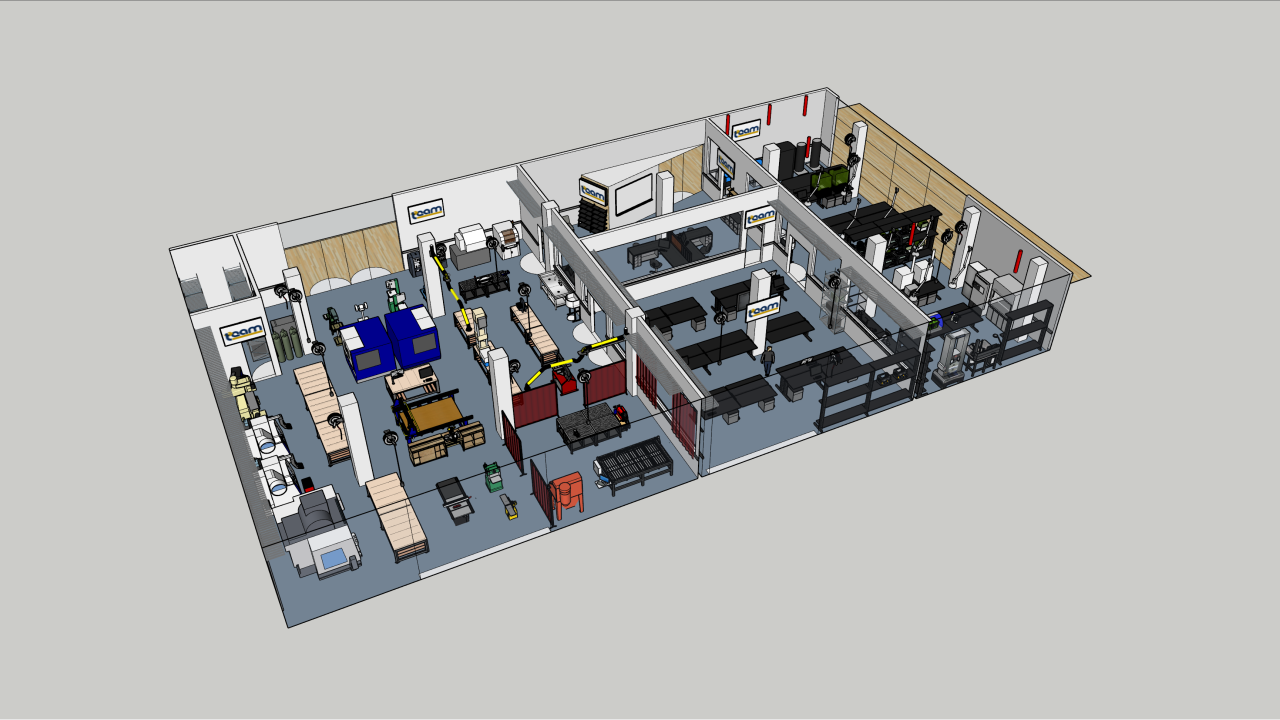 Rendering of TEAM Lab at Aggie Square